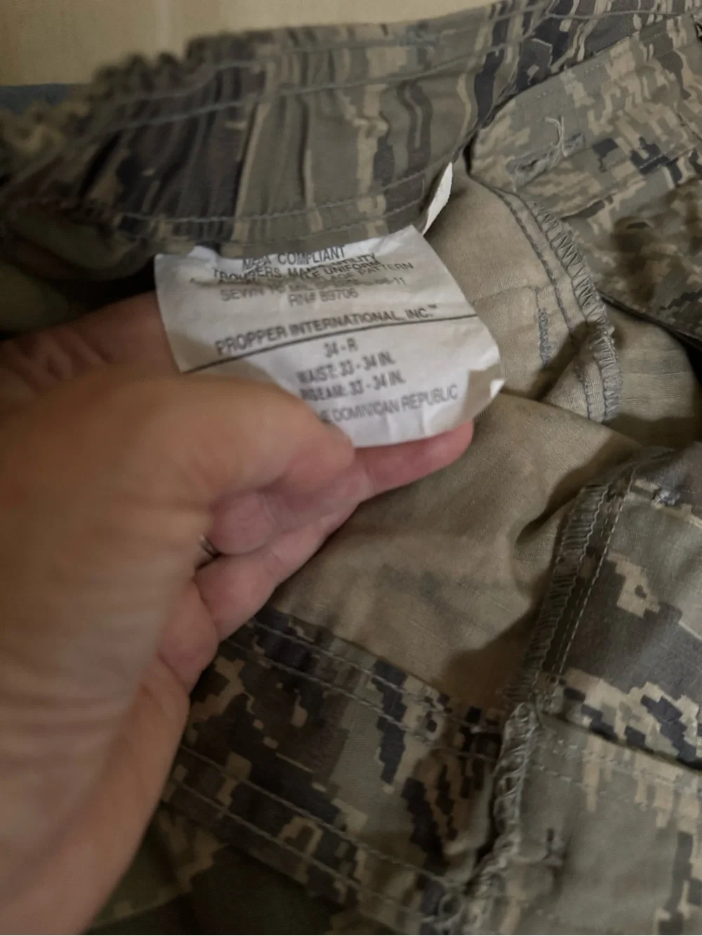 Men's Tactical Camo Pants - Olive/Gray